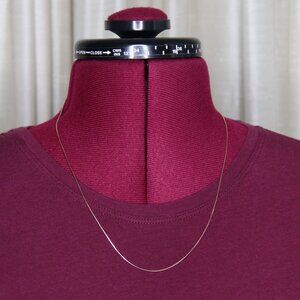 Rose gold 22” adjustable necklace